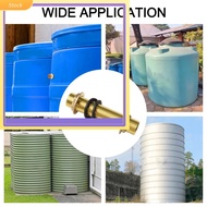 【ELCT】Water Tank Connector Brass G1/2 Tank Feedthrough for Water Tank Water Tower Pump