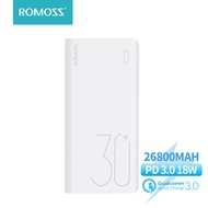 ROMOSS Sense 8+ Power Bank 26800mAh Quick Charge 3.0  Powerbank Portable Charger