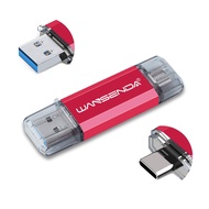Type C OTG USB C Flash Drive 2 in 1 USB 3.0/3.1 Thumb Drive for PC/Mac/USB-C Smartphones Samsung Gal