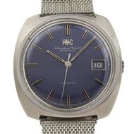 IWC Schaffhausen R814A Stainless Steel Automatic Watch with Navy Dial, Men's [Pre-owned]