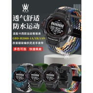 Suitable for Casio G-SHOCK Series 3515 GBD-H2000 Modified Sports Nylon Canvas Strap Accessories