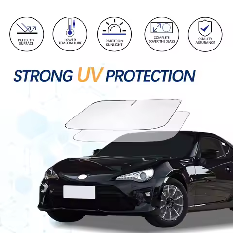 Windshield Sun Shade For Toyota 86 GT86 AE86 FT86 GTS Sunshade Sun Visor Protector Foldable Blocks U