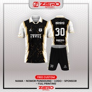 B&W Abstract Futsal Football Jersey Free Name Number black Spots Custom Single Name Full Print with 