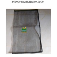 Jaring Media Filter 30 x 60 cm Kantong Jala Waring Aquarium Kolam Ikan