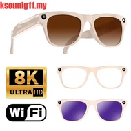KSOUNLG11 AI Smart Glasses, 8MP HD Camera Video Recording Smart AI Glasses, Voice Assistant Photo Re