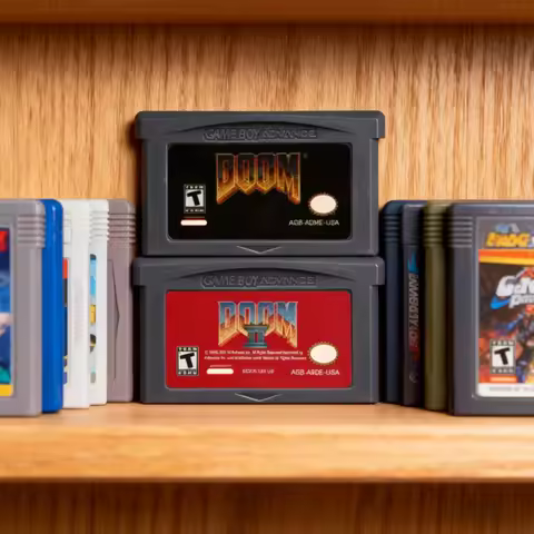 GBA Game Cartridge Doom Series Game DOOM Series Cartridge 32-Bit Video Game Console Card DOOM 1 DOOM