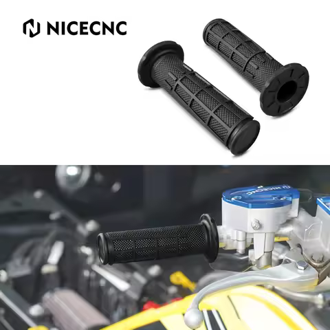 NICECNC Universal ATV 7/8" Rubber Handle Hand Grips For Yamaha Raptor 700 700R YFZ450 Blaster 200 Ba
