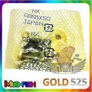 RK GB 525 XSO XRING CHAIN LINK, PIN X-RING (GOLD)