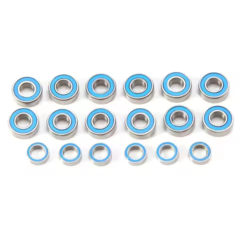 18PCS Rubber Sealed Ball Bearing Kit for Tamiya M-05 M-06 M05 M06 RC Dancing Rider Upgrades Parts Ac