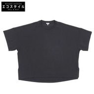 二手 Loewe Anagram 短款純棉 T 卹，近全新，女款，黑色，XS 碼，S359341XA4