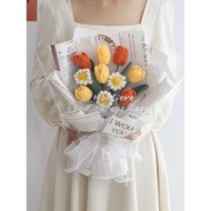 DIY CROCHET TULIPS SET (SELF DIY SET)