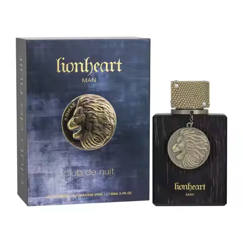 Armaf Club De Nuit Lion Heart EDP Spray 3.4 Fl Oz Clean Fragrance for Men