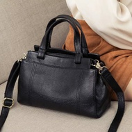 Women's leather shoulder bag, genuine leather, premium arrowroot leather women's bag, genuine cowhid