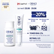 Bộ đôi dưỡng da Toner BHA làm sạch mụn và tẩy tế bào chết Obagi Medical Clenziderm M.D 148ml và Kem 