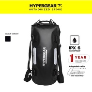 HG 30L Dry Bag Vroom Black Waterproof for Bikers
