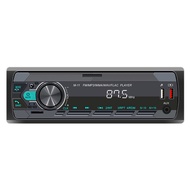 เครื่องเล่น MP3แบบสเตอริโอวิทยุในรถยนต์เครื่องเล่นระบบบลูทูธดิจิทัลเครื่องเล่นเพลงสเตอริโอระบบเสียง FM 60Wx4 USB/SD พร้อมอินพุต Dash AUX