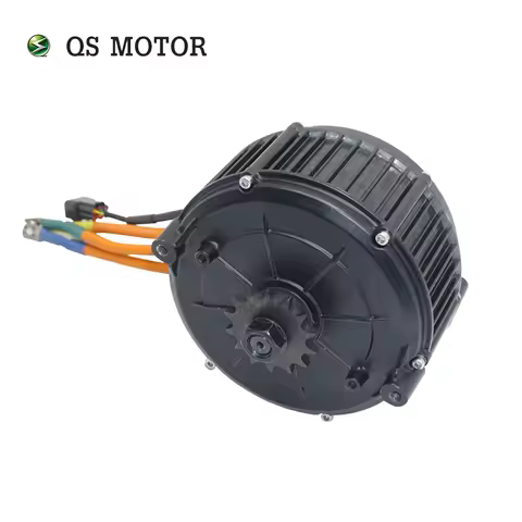 QS MOTOR QS165 V2 5000W 72V 35H PMSM Mid Drive Motor with 428 14T Sprocket for E-motorcycle