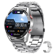 New HW20 Bluetooth call smart watch ECG+PPG business stainless steel strap waterproof I9 mens watch