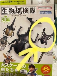 Bandai Nanci  甲蟲吹氣公仔 鍬形蟲 生物探檢隊