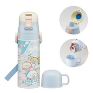【Skater】2-Way Water Bottle Lightweight Stainless Steel  - 470ml / 430ml Sumikko Gurashi SKDC4-A