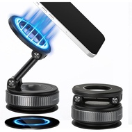 2025 Upgraded 360° Adjustable Vacuum Magnetic Phone Holder [108LB Suction & 3000gf Magnetic] – Folda