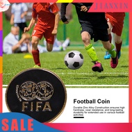 <jianxin> Referee Flip Coin for Football – Portable Anti-rust Alloy Toss Coin for Judges Training Co