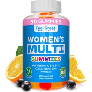 Multivitamin Gummy for Women by Feel Great Vitamin Co | Multi Chewable Gummy Supplement with Vitamin