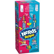 Nerds Rope Very Berry and Rainbow Variety Candy 0.92 Ounce 16 Count