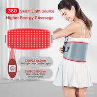 [Warranty Half Year] Ready Stock Sale Hello Face Red light therapy belt 120 Lamp Beads Built-in Batt