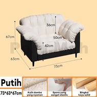 Sofa Bed Minimalis  / Sofa Mewah / Sofa Aesthetic / Kursi Depan Tv Sandaran Empuk / Sofabed Ruang