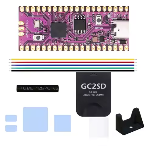 Raspberry Picoboot Pi Pico Board IPL Replacement Modchip and SD2SP2 Adapter GC2SD Card Reader For Ga