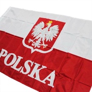 Poland Flag 90x150 CM Polish Eagle Flag Polish Flag White Eagle EU Indoor Outdoor Banner Decorative