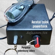 Aerator colok powerbank ( Tanpa Baterai ) aerator mancing aerator aquarium Tanpa Baterai