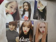 盤出 ioi pristin (concert小卡 ,手燈,  布丁套）p2出道卡無pinky