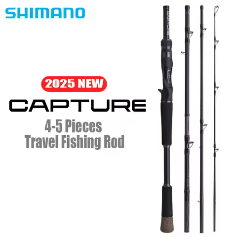 SHIMANO 2025 New CAPTURE 4-5 Pieces Casting Rod Max Lure 500g CI4+ Multifunctional Portable Travelin