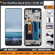 Original For Oneplus Nord N10 5G / NORD N100 BE2029, BE2025, BE2026, BE2028 LCD Display With frame T