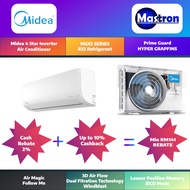 Midea R32 Inverter Air Conditioner Xtreme Save Midea Numen 2025 4 Star Inverter 1HP 1.5HP 2HP 2.5HP