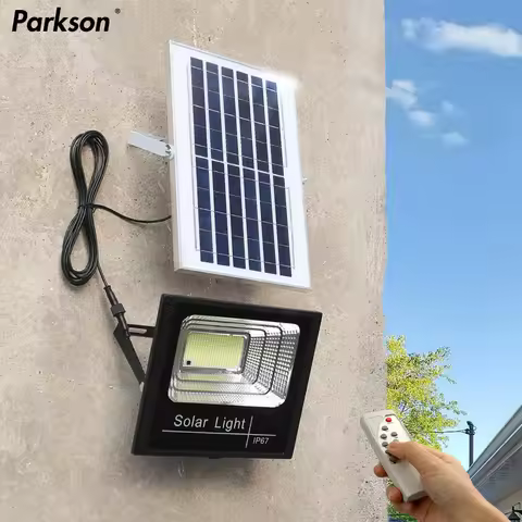 LED Solar Light Flood Lights Outdoor Solar Reflector Spotlights 50w 100w 200w 300w 500w With Remote