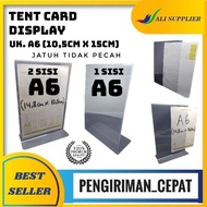 Mika TENT CARD A6/Brochure Holder A6/Not Acrylic A6/Promotional STAND/Mica SCAN Place QR CODE/Mica Brochure DISPLAY A6/Paper DISPLAY Holder/Brochure Holder On The Table/Paper Holder/Brochure Holder /PAPER Holder/paper STAND A6