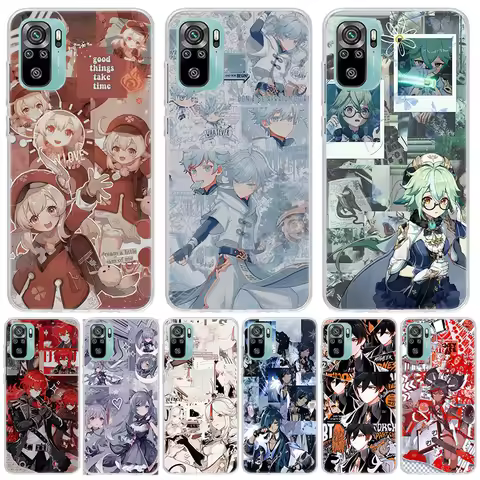 Game Genshin Impact For Xiaomi Redmi 10 12 10A 10C 12C 9 9A 9C 9T Phone Case 8 8A 7 7A 6 6A S2 K20 K