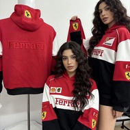 New Style F1 Embroidered Racing Suit, Lewis, Leclerc, F1 Retro Racing Style Hooded Sweatshirt