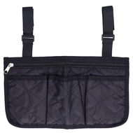 Floorr Wheelchair Side Bags Large Capacity Beautiful Armrest Storage Bag New