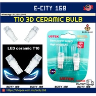 T10 3D Ceramic Bulb(White/Pink/Blue) [1 Pair]