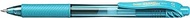 Pentel BL107-S3 EnerGel-X Retractable Liquid Gel Roller Pen, 0.7mm, Turquoise Blue