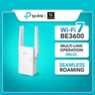 【NEW】TP-Link BE3600 RE225BE WiFi 7 Dual Band Range Extender Wireless Gigabit MLO EasyMesh