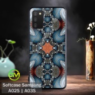 HP [GM49] Softcase Glossy Samsung A02S | A03S Protective Mica Case Green Market Batik Silicone Rubbe