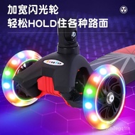 Factory Wholesale3-12Year-Old Delivery Boys and GirlsPUFlashing Wheel Children's Scooter One-Click Folding Scooter