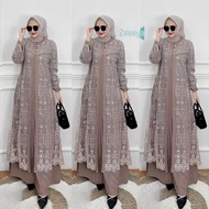 NEW DEALS HAYYA DRESS NEW BRUKAT/ MUSLIM GAMIS/ HAYYA BRUKAT DRESS LUXURY PARTY GAMIS DRESS