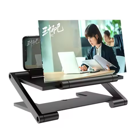 RK-C46 Foldable Mobile Phone Screen Magnification Device Plexiglass Size 200*140*14mm Enlarging Scre