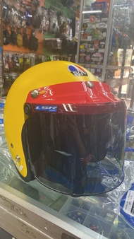 LSR 3 Button Visor colour cap smoke visor